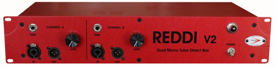 2RU Rackmount 2-Channel Tube Direct Box