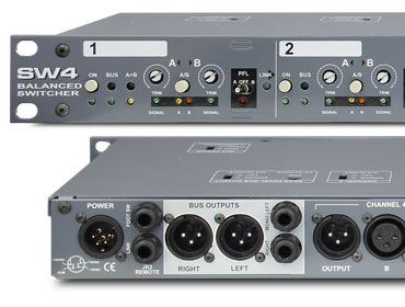 Audio Switcher, 4 Channel