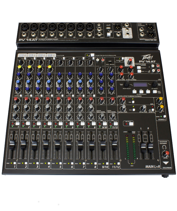 14-Channel Mixer With Antares Auto-Tune