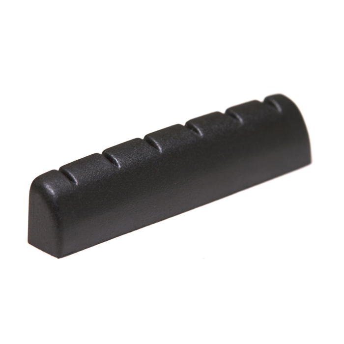 Black TUSQ XL Epiphone Style Slotted Nut 1/4"