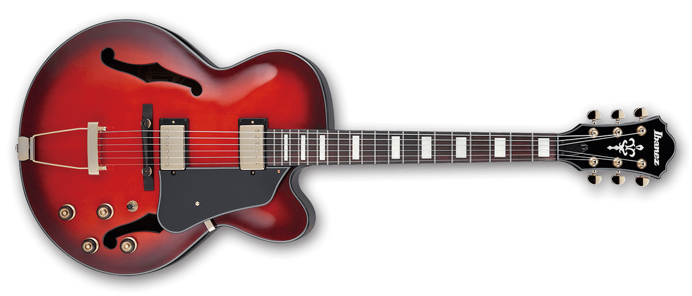 Artcore Expressionist Electric Guitar, Sunset Red Finish