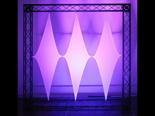 Scrim Werks 48"x19" Diamond Decor Panel Display Set