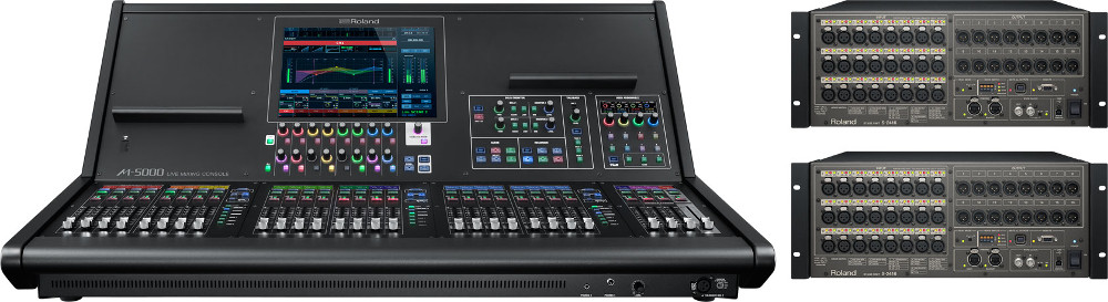 Digital Mixing System With 48 Outputs And 64 Inputs