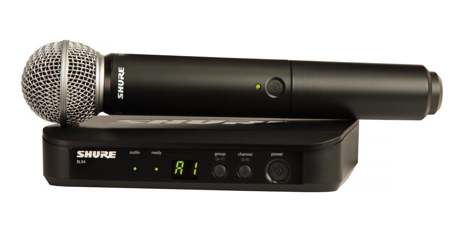 Handheld Wireless System With SM58 Handheld Microphone And 542 - 572 MHz
