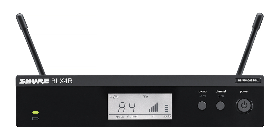Wireless Rackmount Receiver, With 542 - 572 MHz