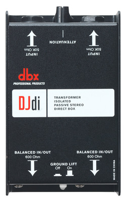 2-Channel Passive Direct Box That Converts Unbalanced Signal