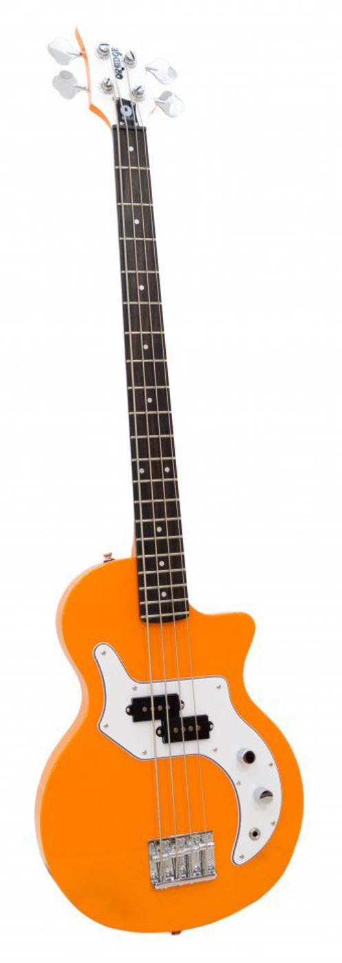 4 String Electric Bass with Orange Finish