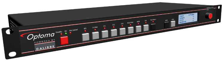 Universal HQV Scaler–Switcher/Scan Converter with Warp Mapping, Edge Blend, 3G-SDI I/O, and LCD Displa