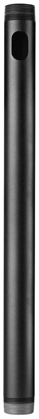 24" NPT Pipe Extender for Flat Panel TV/Projector Mounts, in Black