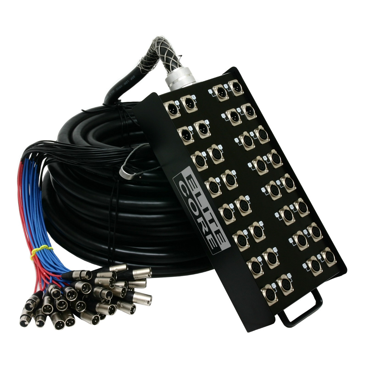 Stage Snake With 24 Channels, 8 XLR Returns, 200 Ft