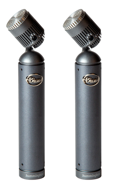 Pair of Small Diaphragm Cardioid Condenser Microphones with Rotating Heads