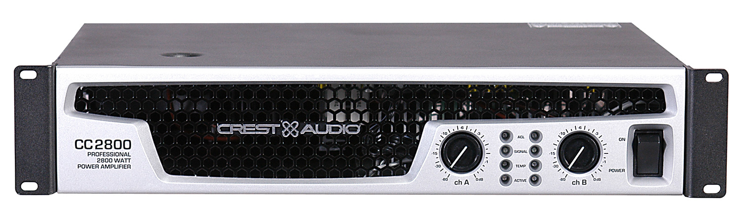 Power Amplifier 595/965/1400W @ 8/4/2 ohms Stereo
