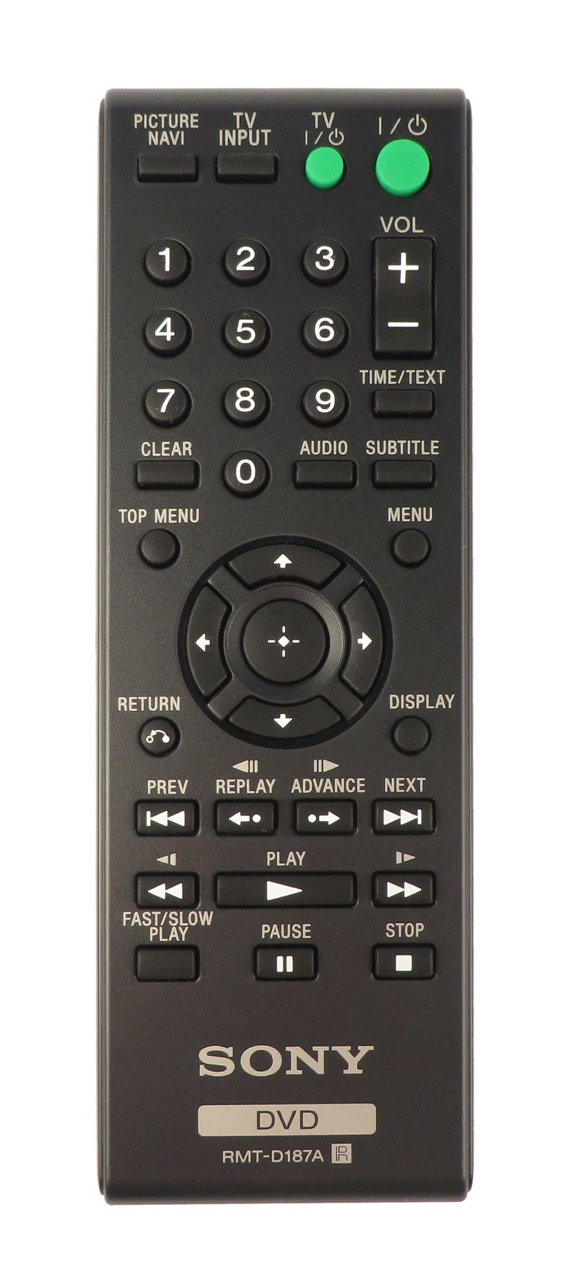 RMTD187A Remote for DVPSR200P, DVPCX985V, DVPCX777ES, DVPNS611HP