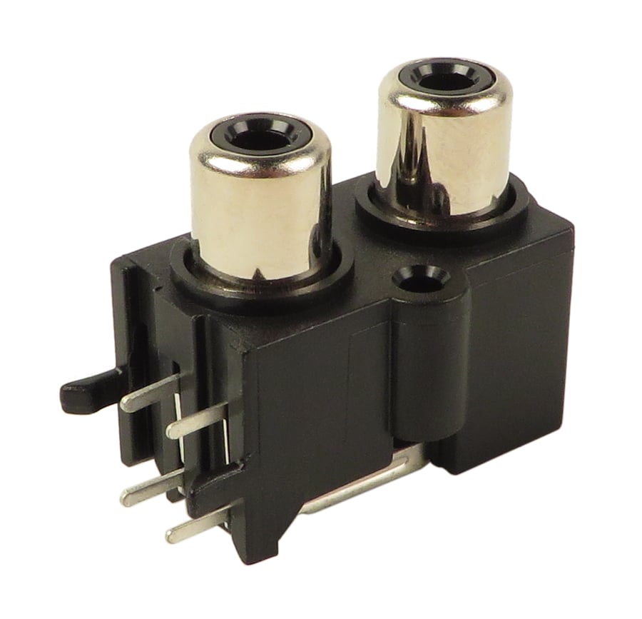 Dual Stack RCA Jack for Saffire PRO 26, Liquid Saffire 56, Saffire Pro 24, and Scarlett 18i20