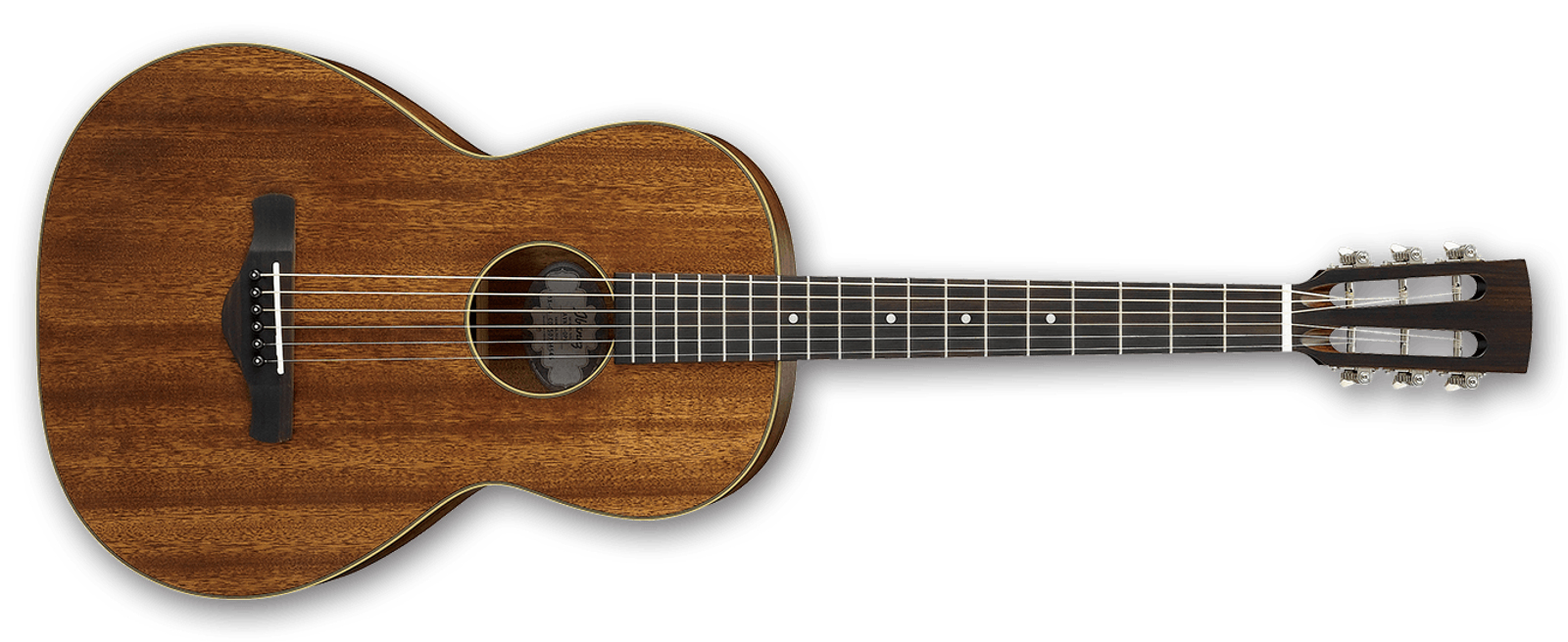 Vintage Acoustic Guitar with Open Pore Natural Finish