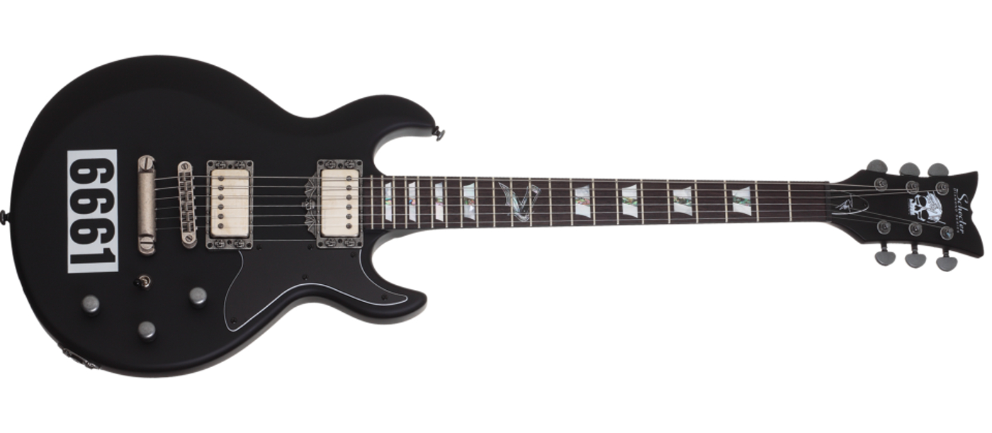 Electric Guitar with Black Burst Finish