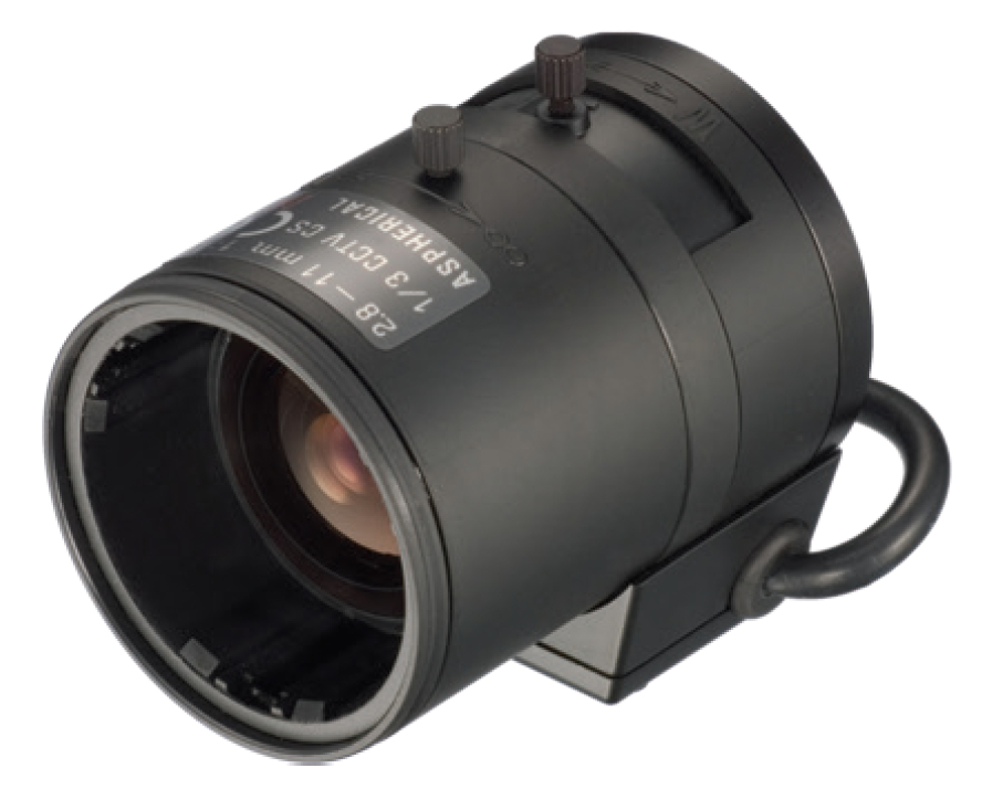 1/3” 2.8-11mm DC-iris Aspherical IR Corrected Lens with CS Mount