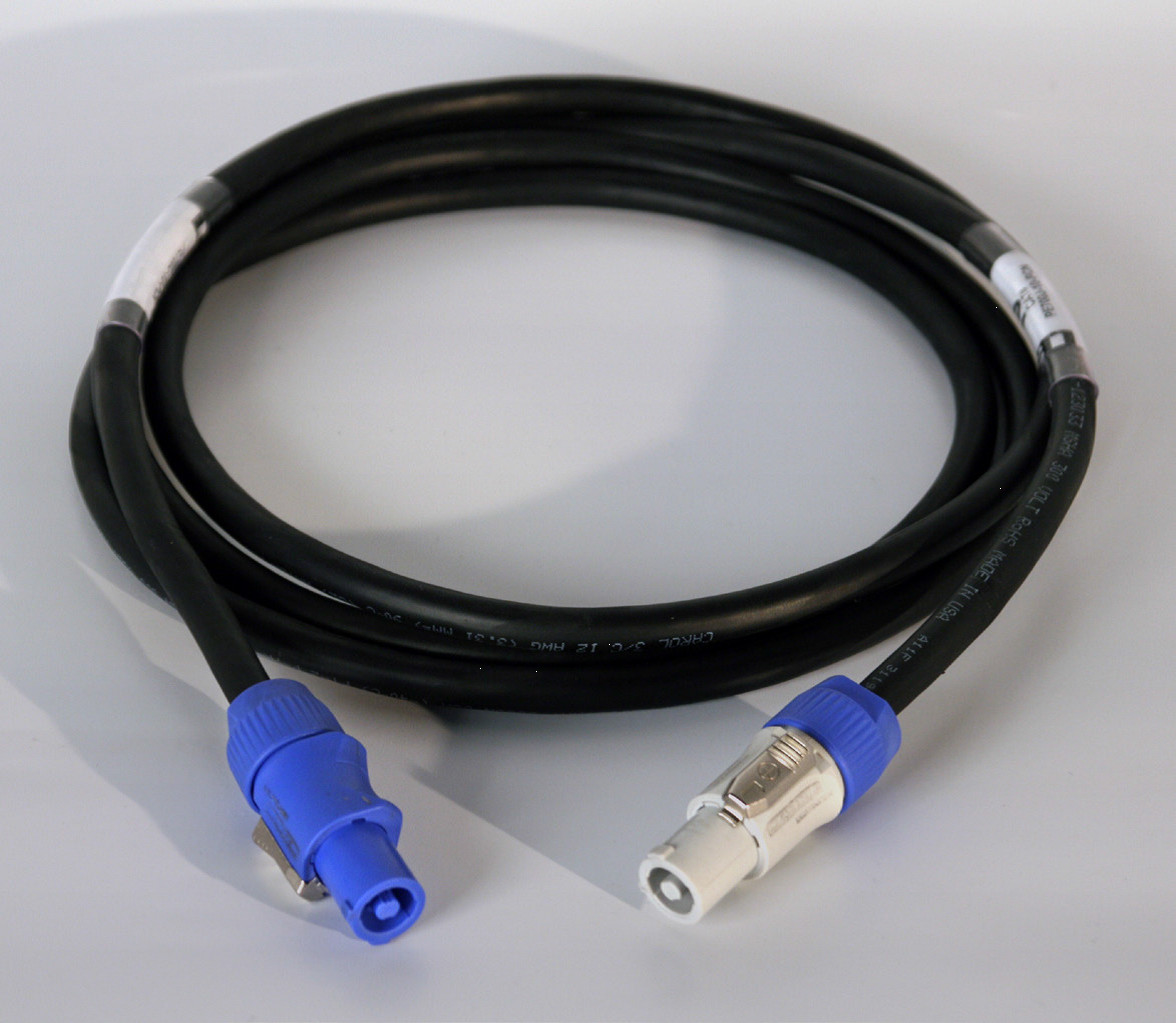 20 Amp PowerCON Extension Cable, 150 ft