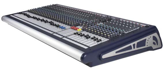 32-Channel Analog Mixing Console with 4 Group Busses and 6 x 2 Output Matrix