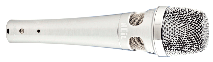Large Diameter Microphone Hand-Held, Chrome