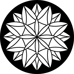 8-Point Star Steel Gobo