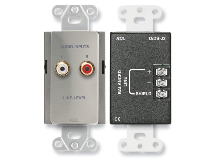 Line Input Assembly with Stainless Steel Finish