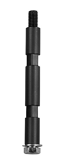 6" Black Anodized Lighting Mount