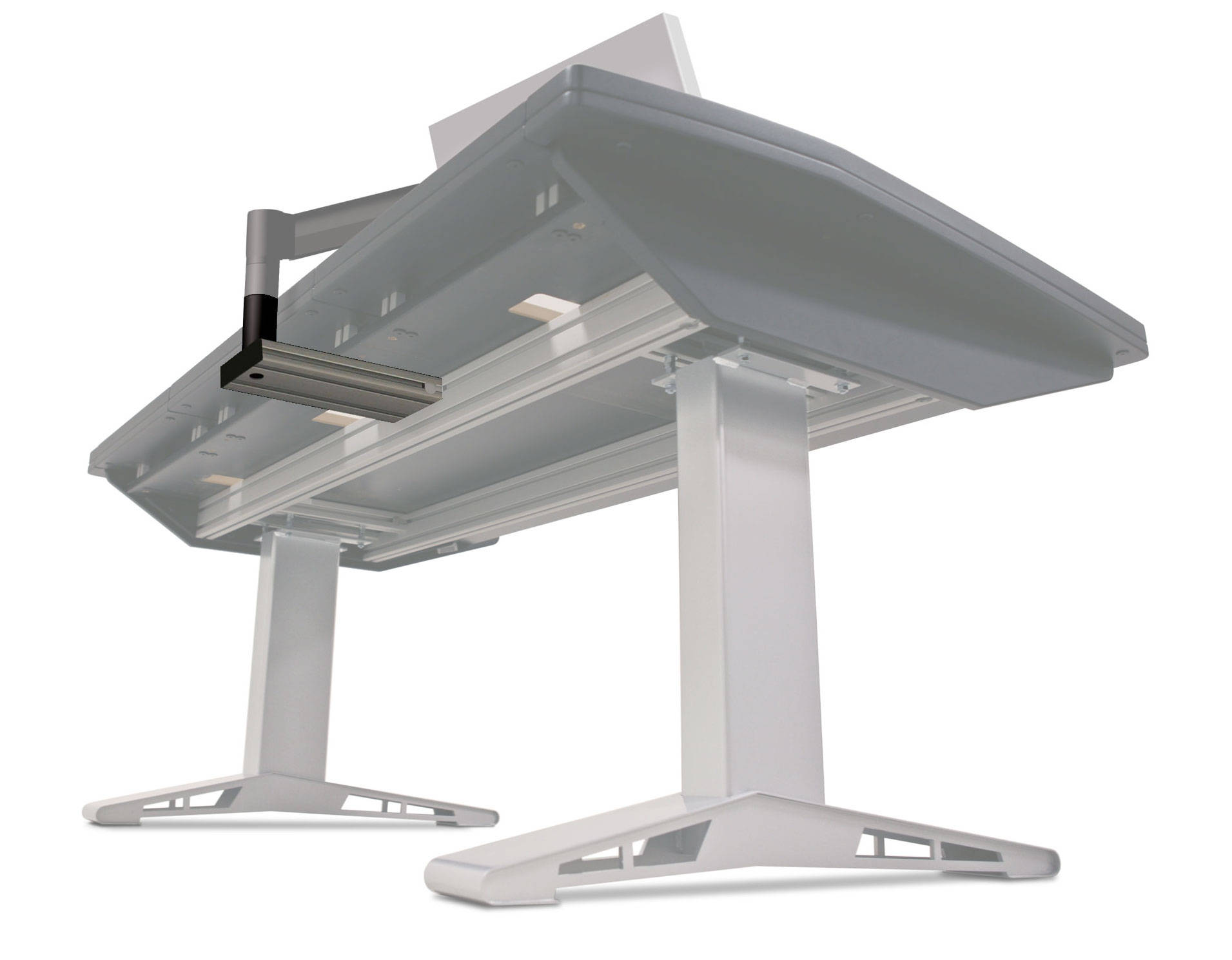 Rail Mount Adapter for Monitor Arm