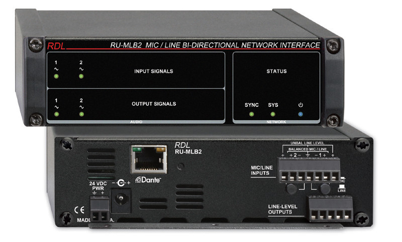 Mic/Line Bi-Directional Network Interface