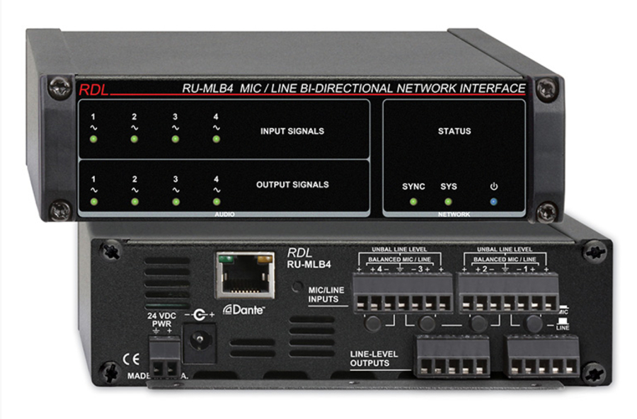 Mic/Line Bi-Directional Network Interface