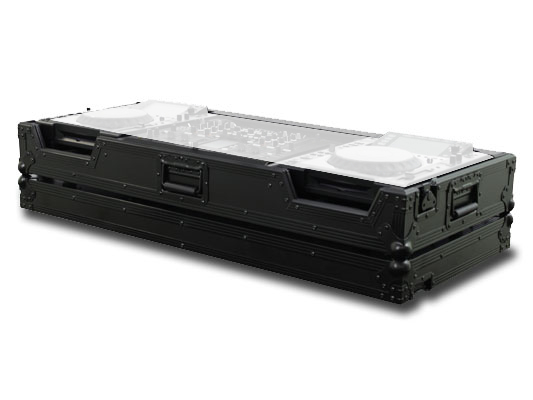 Black Case CDJ Coffin for DJM2000 with Wheels