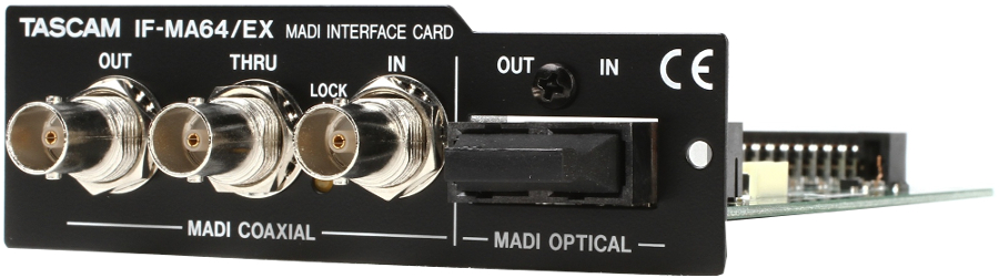 64-Chan MADI Optical/Coax/Redundant I/O Card
