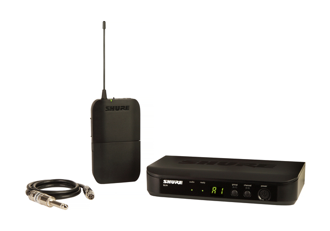 Bodypack Wireless System With WA302 Instrument Cable, 512-542 MHz