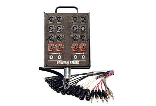 150 ft Medusa Power Series Audio Snake, 16 XLR-F Inputs, No Returns