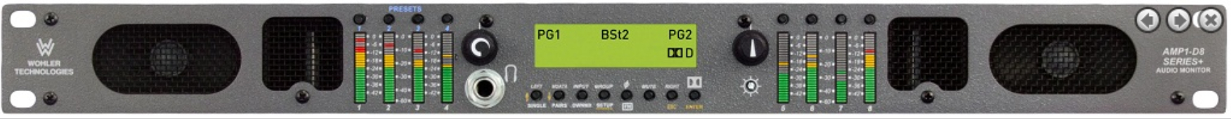 8 Channel, 3G/HD/SD-SDI, Audio Monitor, Dolby AC-3, 1RU