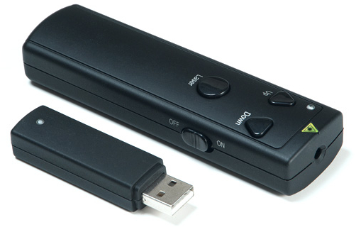 RF PP Remote with Green Pointer