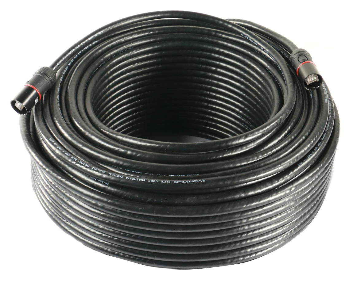 200 ft. Rugged Shielded CAT6 Cable with CS-45 Converta-Shell Connectors