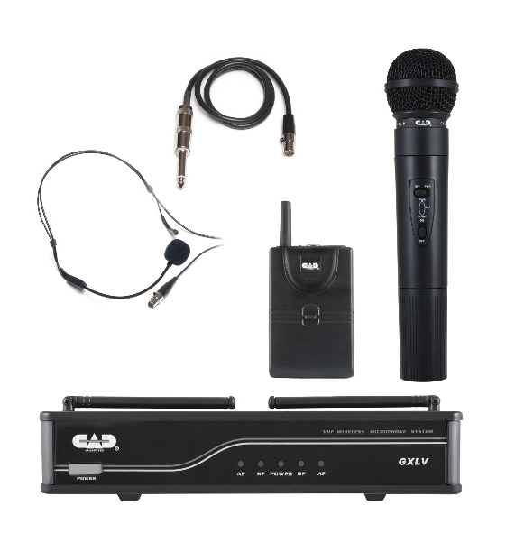VHF Wireless Combo System- Handheld And Bodypack Microphone System, J Frequency Band