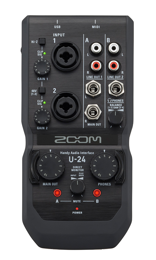 2-IN, 4-OUT, Handy USB Audio Interface