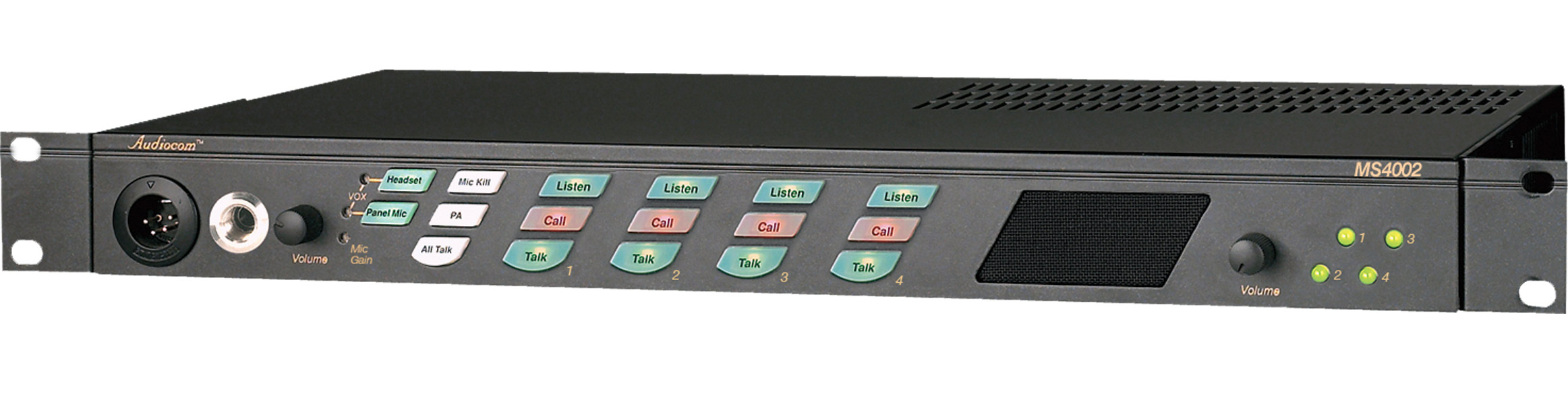 Audiocom 4-Channel Intercom Main Station