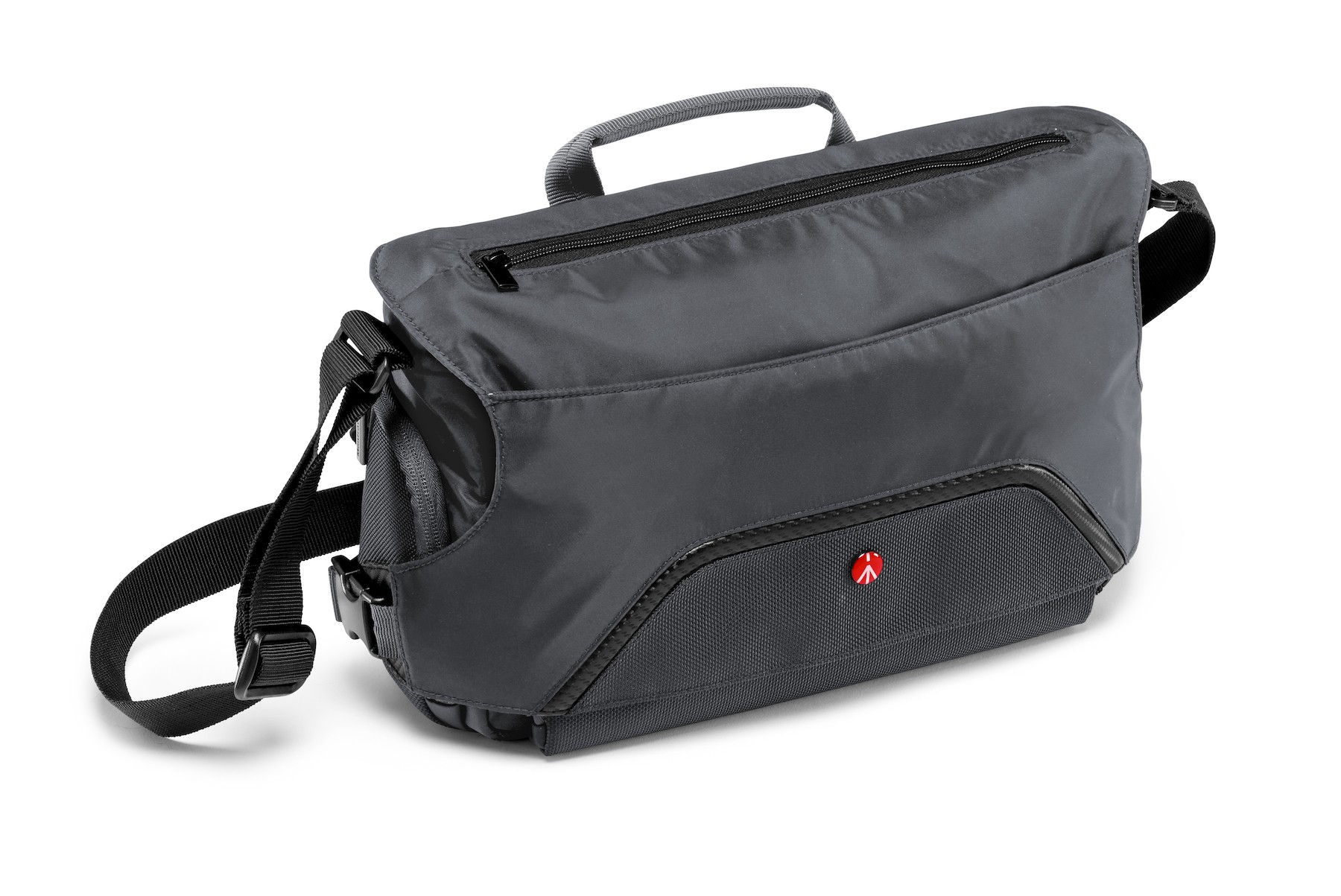 Small Gray Active Messenger Bag for DSLR/CSC