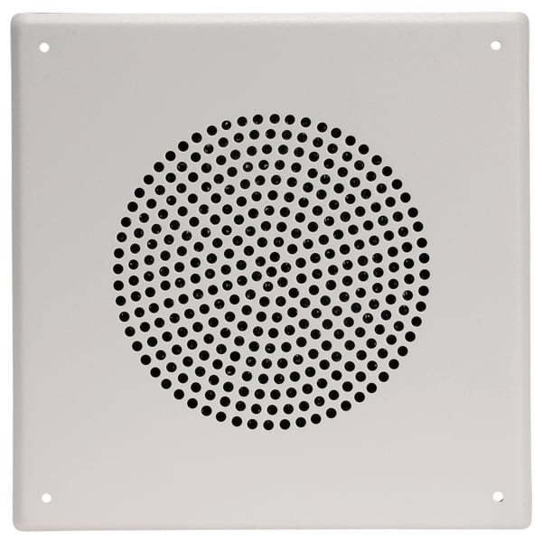 8" Stainless Steel, Stud Mount, Vandal Resistant Square Baffle
