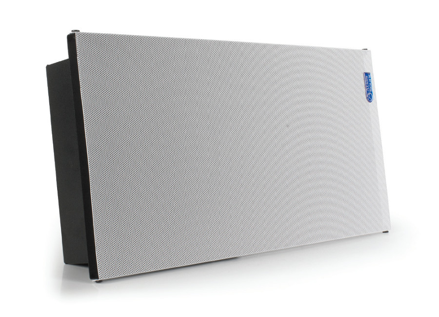 PoE+ Indoor 1' x 2' Suspended Ceiling Mount IP Loudspeaker With Microphone