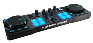2-Channel DJ Controller With Jog Wheels