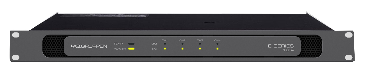 Power Amplifier, 4 x 250 W, 70V or Low Impedance With 1RU