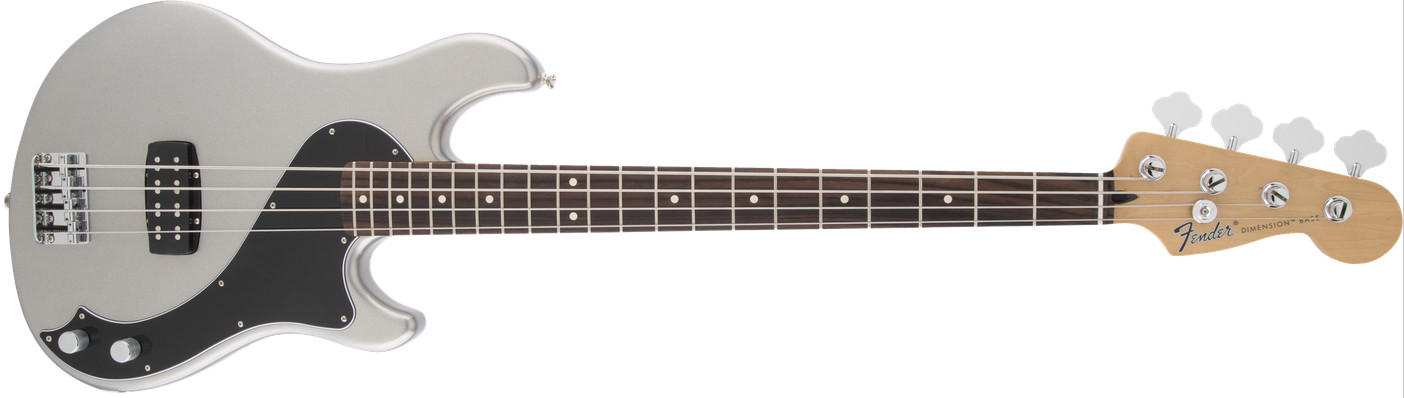 Ghost Silver Electric Bass