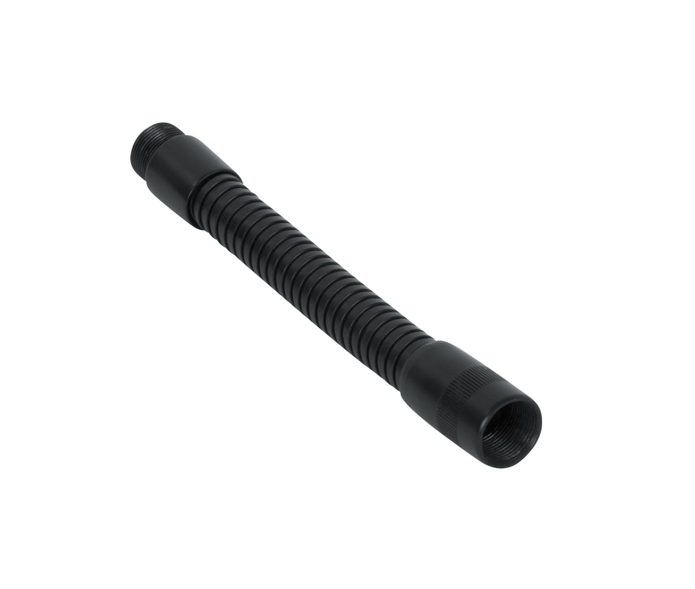 Frameworks 6" Solid Steel Gooseneck with Black Finish