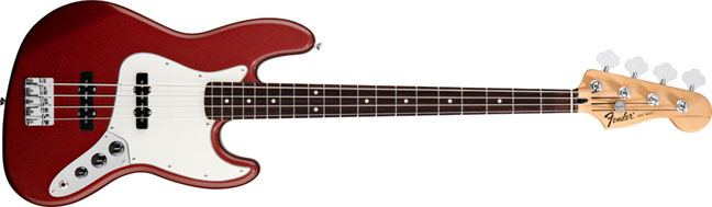 Bass Guitar, Candy Apple Red Finish