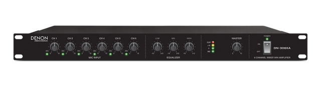 6-Channel Mixer with Amplifier