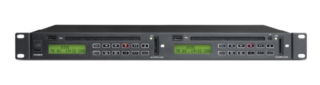 Dual CD/Media Player with Balanced XLR Outputs and RS232 Con